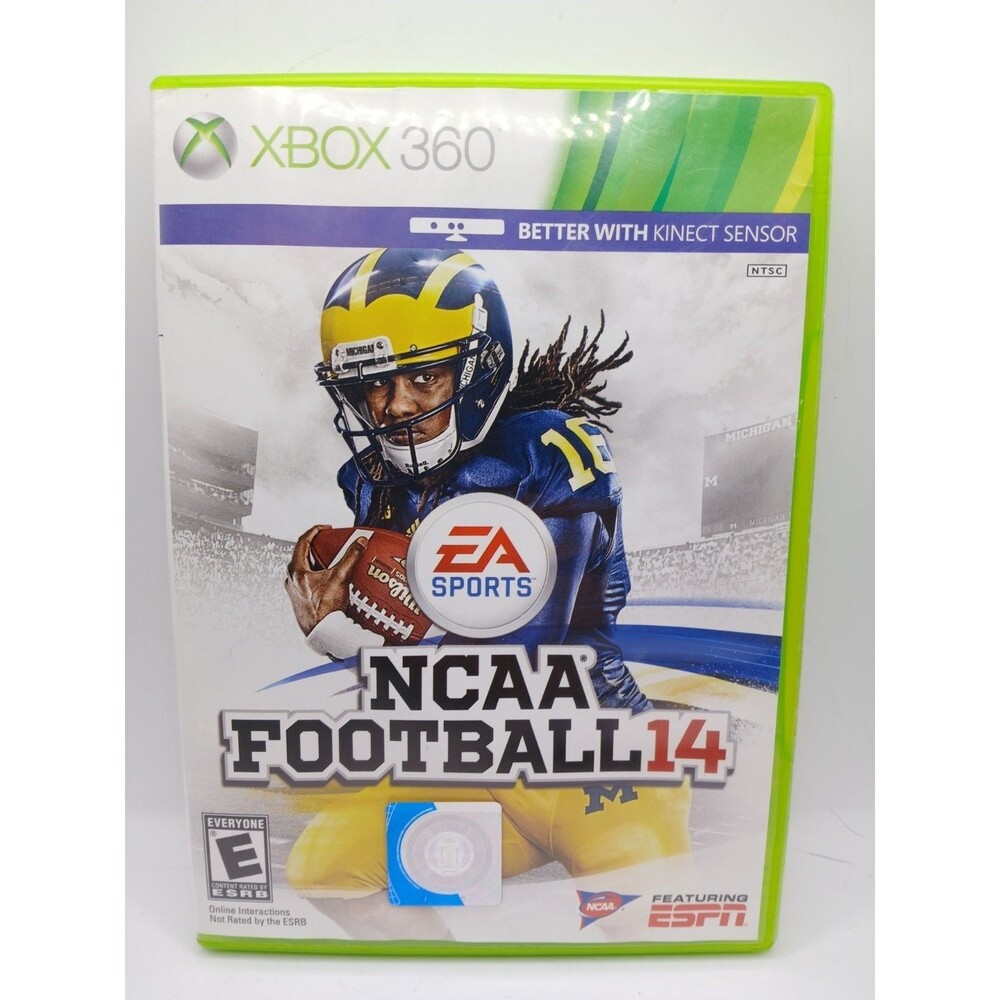 NCAA Football 14 (Microsoft Xbox 360) Case Only - NO DISC OR MANUAL, ONLY INSERT